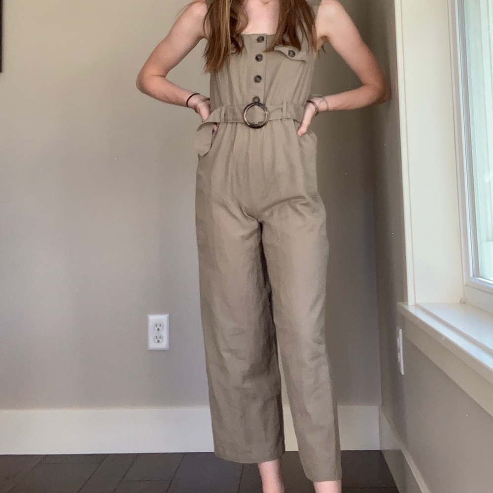 green romper/jumpsuit